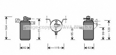AVA QUALITY COOLING cnd014 -  Осушитель, кондиционер